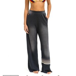 Aviator Nation grayish Wide-Leg Pants. Worn once.  Very very cute!!!